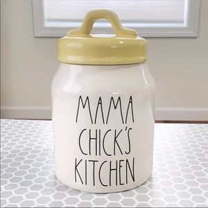 Rae Dunn MAMA CHICK’S KITCHEN canister